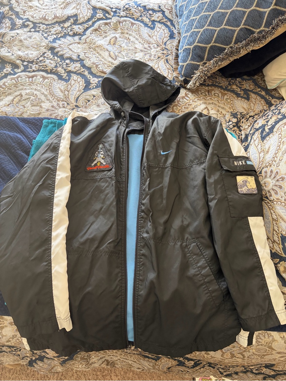 Vintage Nike Black Windbreaker Jacket